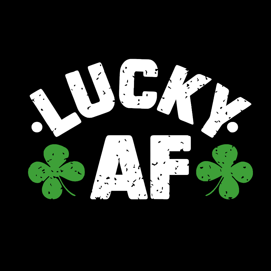 Lucky Af St. Patrick's Day Geek T-Shirt