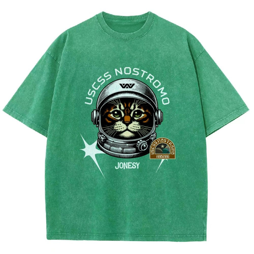 Jonesy The Space Cat Vintage Distressed T-shirt