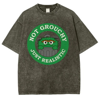 I'm Not Grouchy Vintage Distressed T-shirt