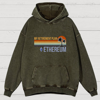 ETH Retirement Plan Vintage Distressed Hoodie