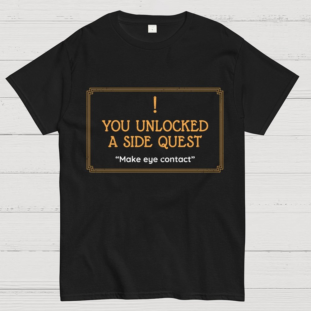 Unlocked Side Quest Geek T-Shirt