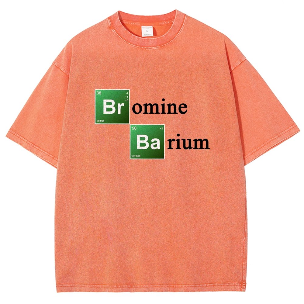 Chemical Adventure Bromine Barium Vintage Distressed T-shirt
