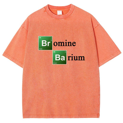 Chemical Adventure Bromine Barium Vintage Distressed T-shirt