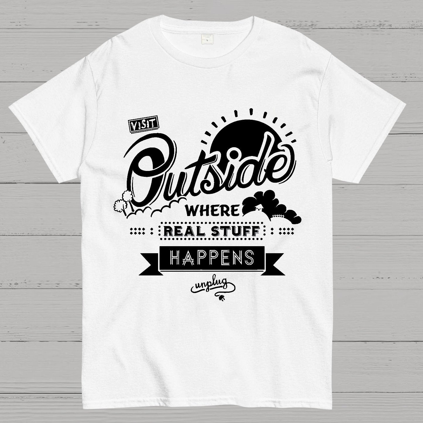 Visit Outside Geek T-Shirt
