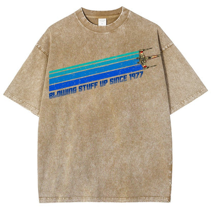 Blowing Stuff Up Since 1977 Vintage Distressed T-shirt