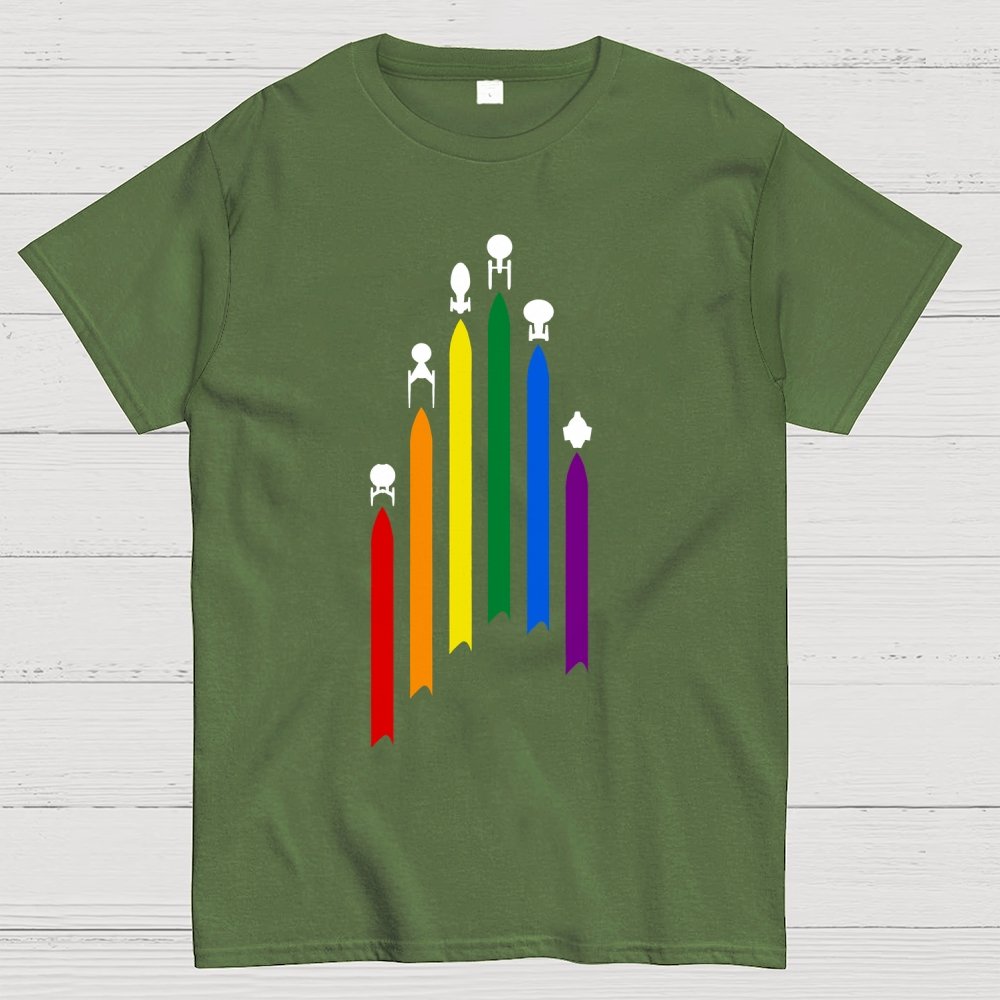 Light-speed spaceship Geek T-Shirt