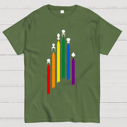 Light-speed spaceship Geek T-Shirt