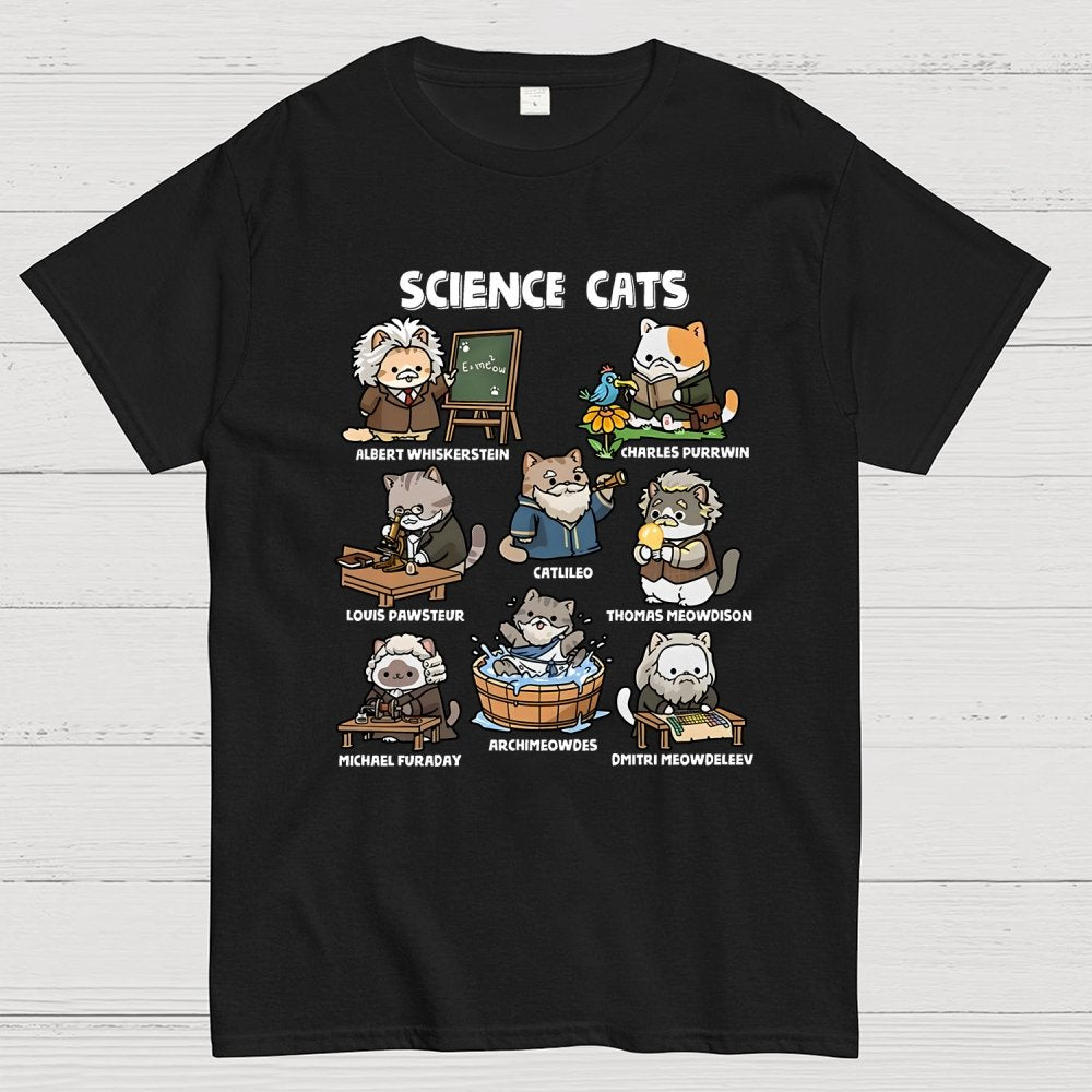 Science Cats Geek T-Shirt