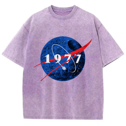 Space Force Origins 1977 Vintage Distressed T-shirt