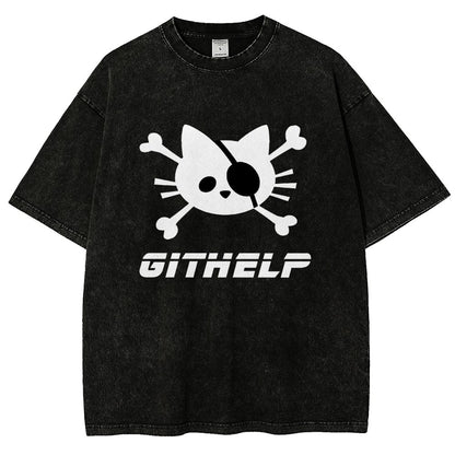 GitHelp Vintage Distressed T-shirt