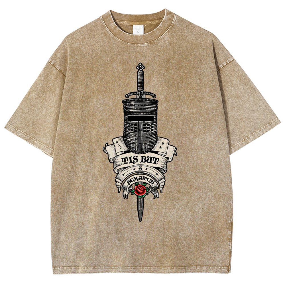 It is but a scratch. Vintage Distressed T-shirt