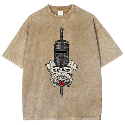 It is but a scratch. Vintage Distressed T-shirt