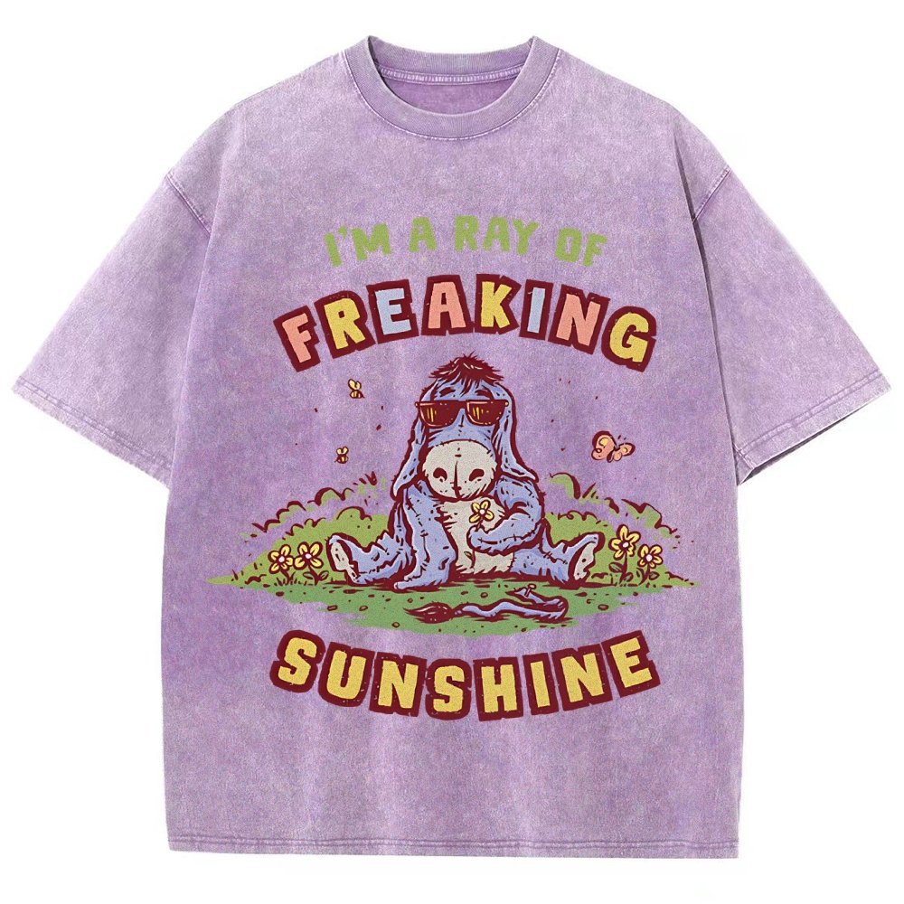 A Freaking Ray Of Sunshine Vintage Distressed T-shirt