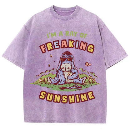 A Freaking Ray Of Sunshine Vintage Distressed T-shirt