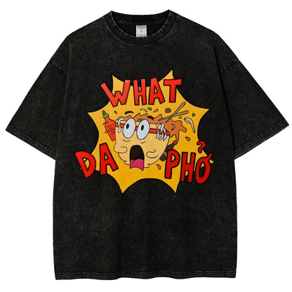 What Da Pho?Vintage Distressed T-shirt