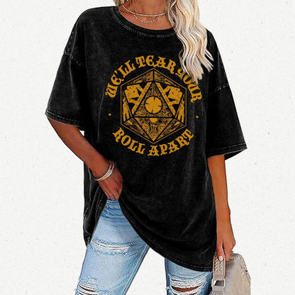 Lament D20 Vintage Distressed T-shirt