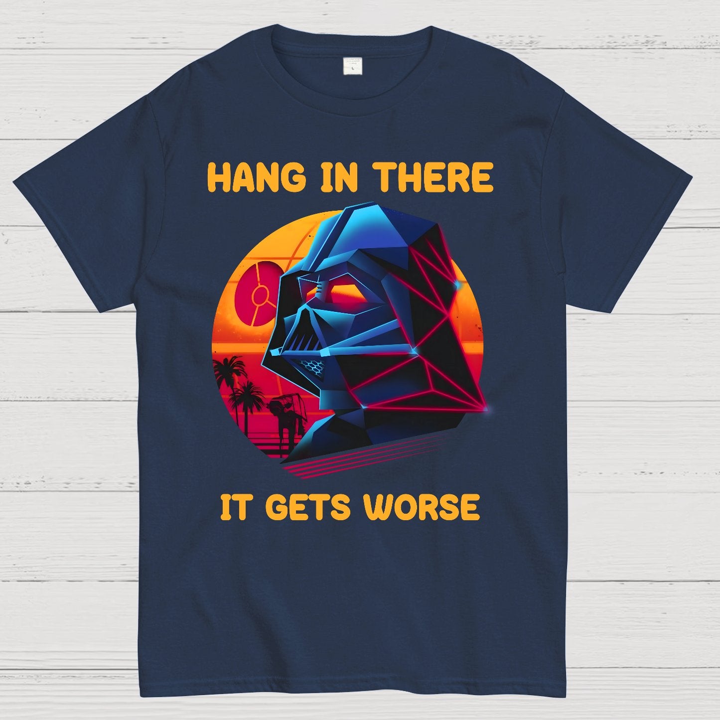 Hang In There It Gets Worse Geek T-Shirt