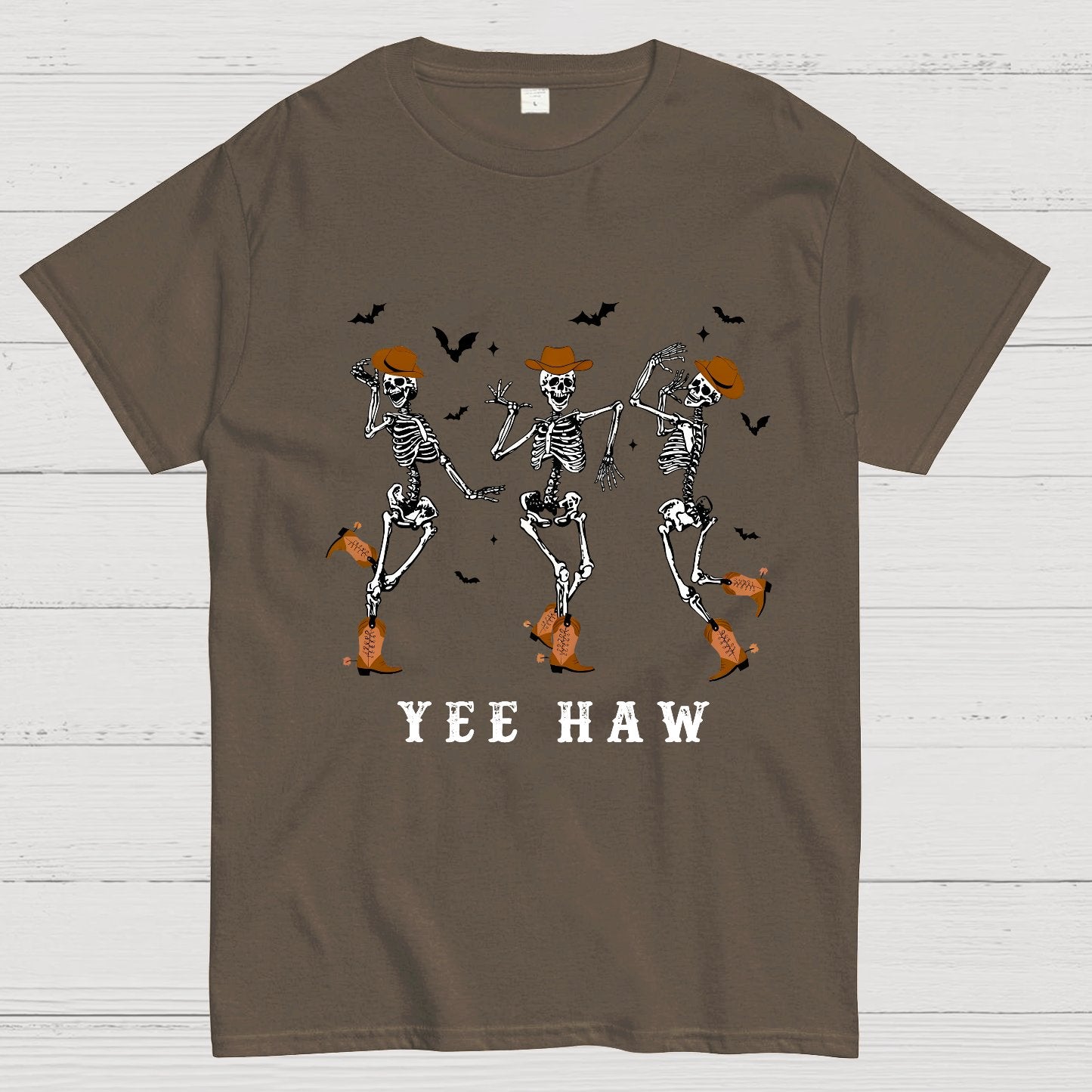 Dancing Skeleton Halloween Geeky T-Shirt