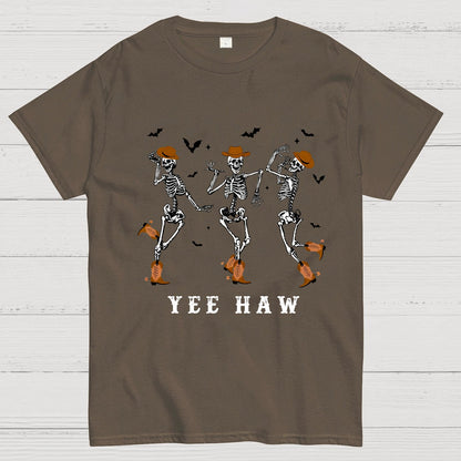 Dancing Skeleton Halloween Geeky T-Shirt