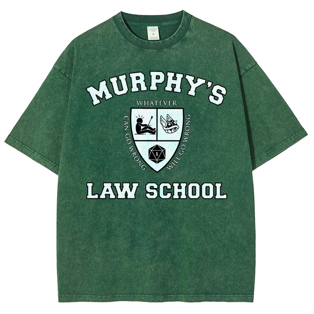 Murphy's Law School Vintage Distressed T-shirt
