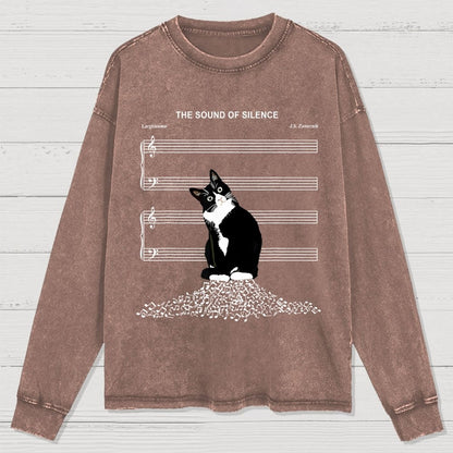The Sound of Silence Washed Long Sleeve Tee