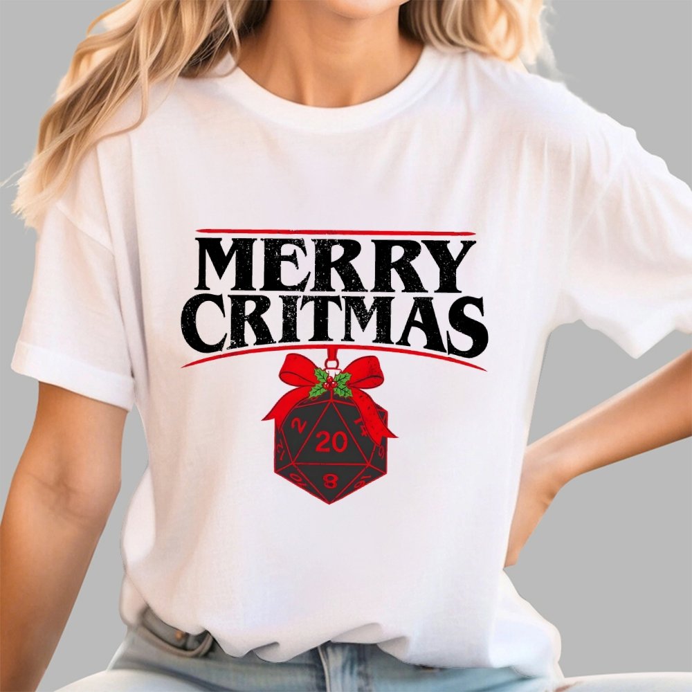 Merry Critmas D20 Holiday Geek T-Shirt