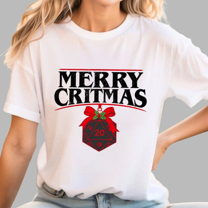 Merry Critmas D20 Holiday Geek T-Shirt
