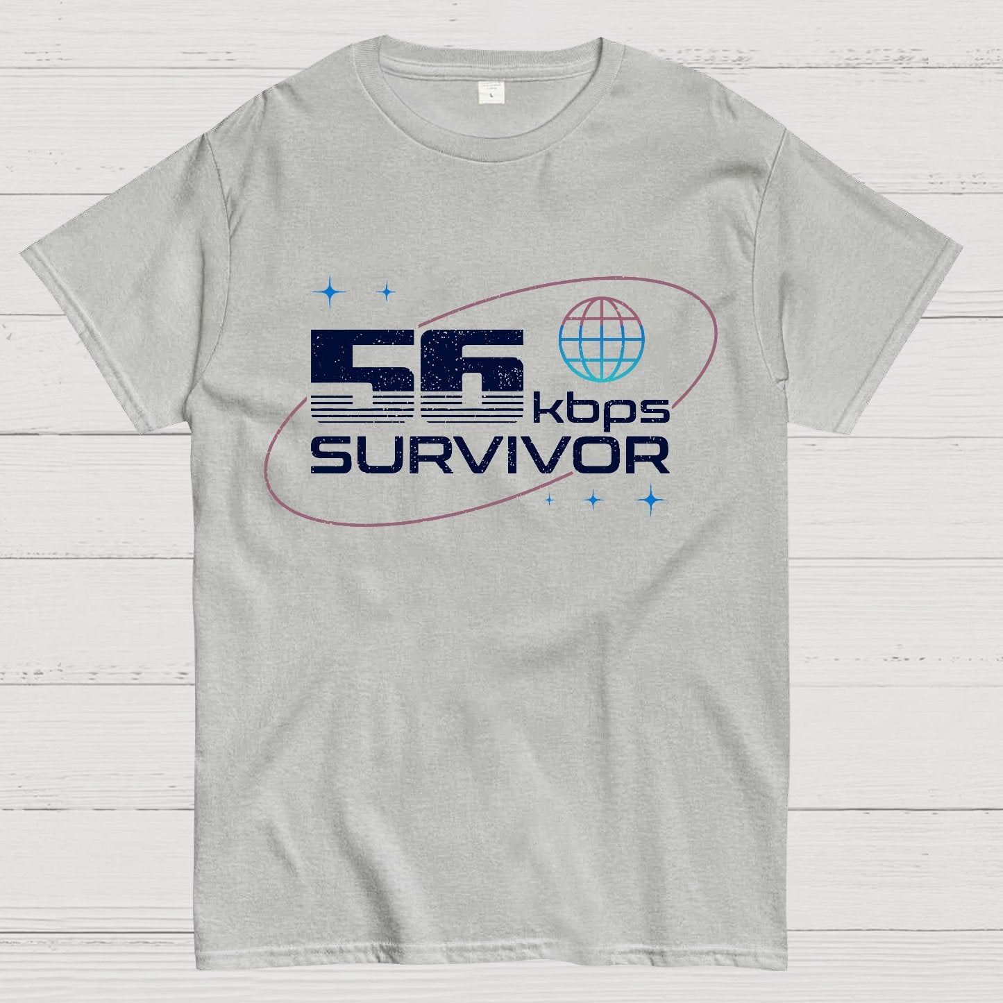 56 Kbps Survivo Buy Now Geek T-Shirt