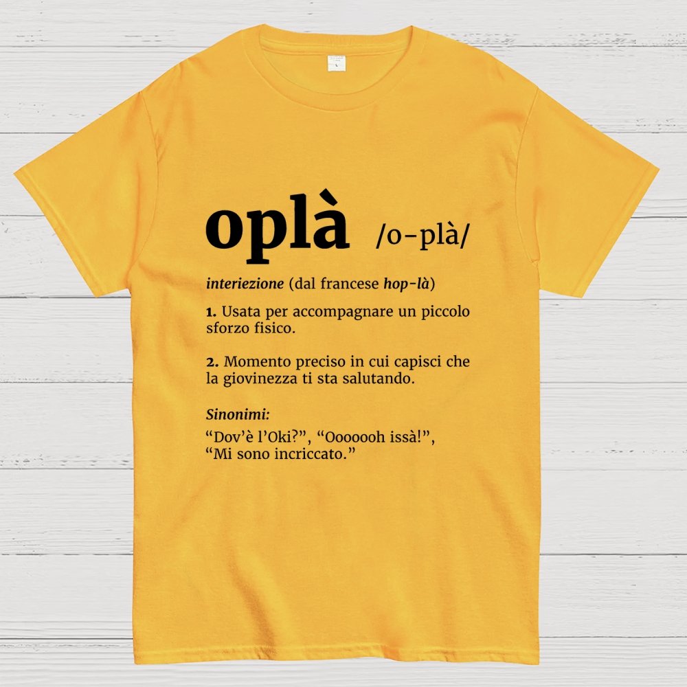 Oplà! Definizione Meme Geek T-Shirt