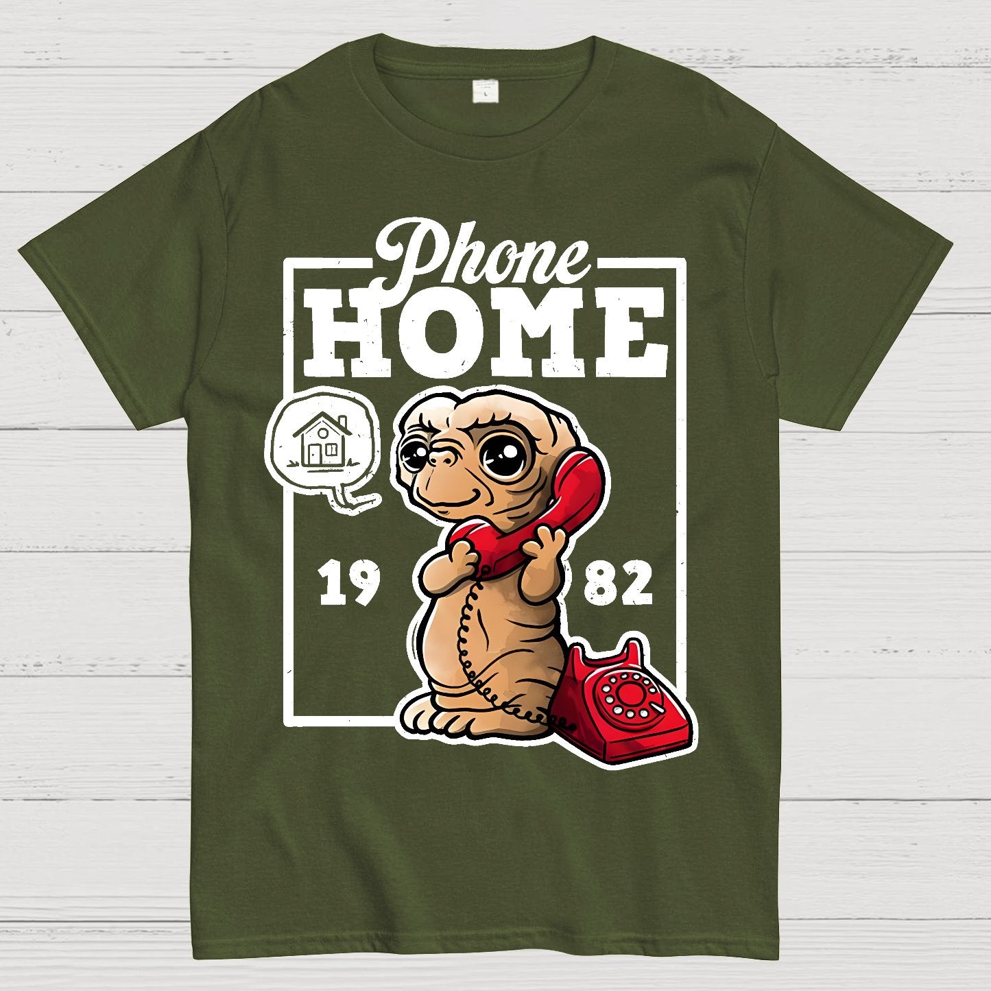 Cute Phone Home Geek T-Shirt
