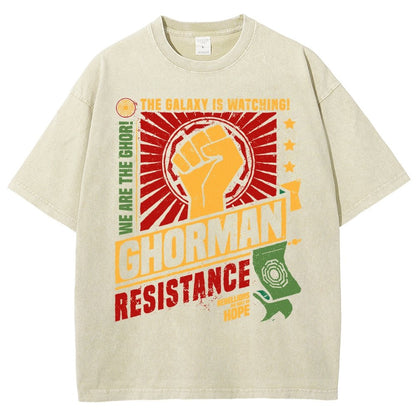 Galactic Resistance Vintage Distressed T-shirt