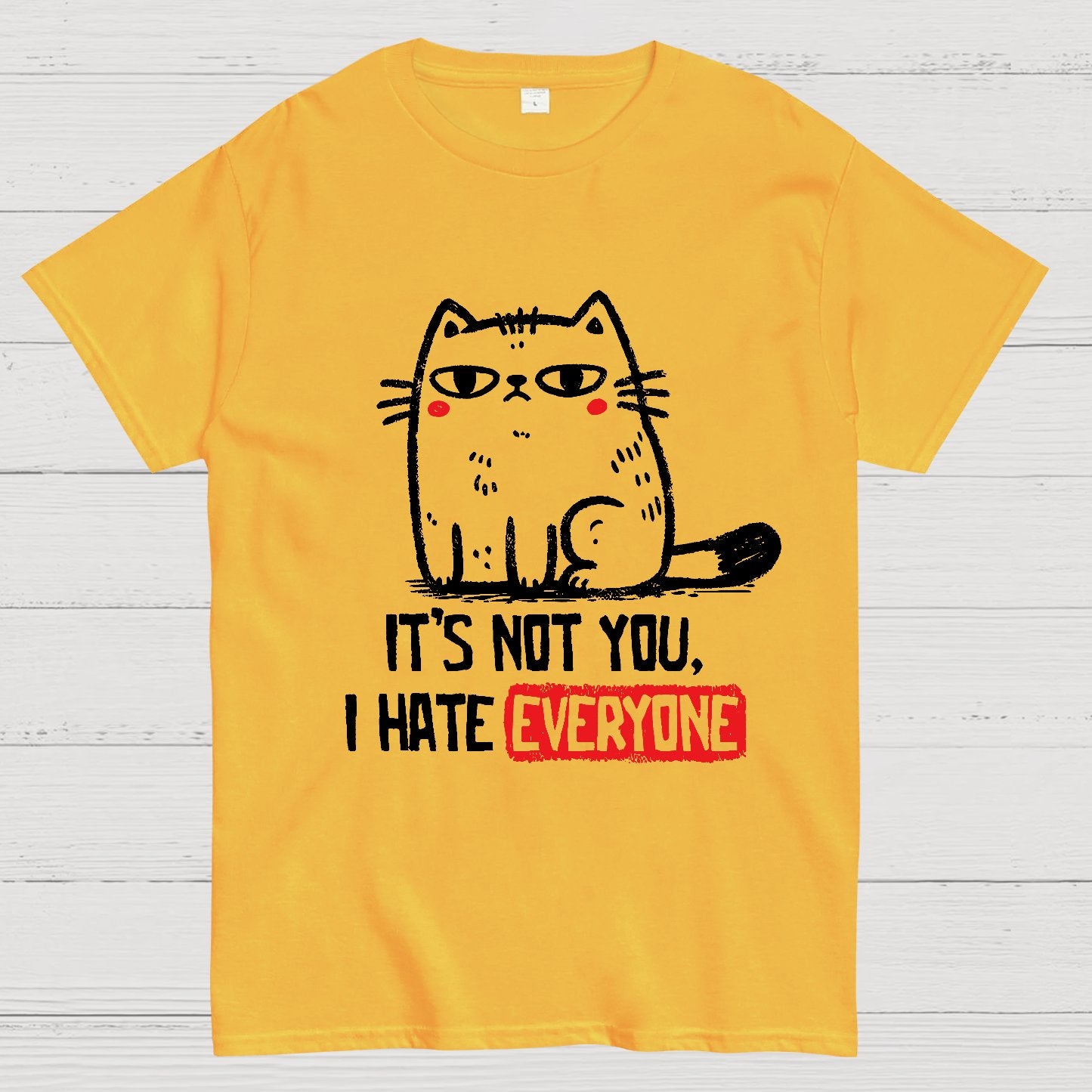Its Not You I Hate Everyone Geek T-Shirt