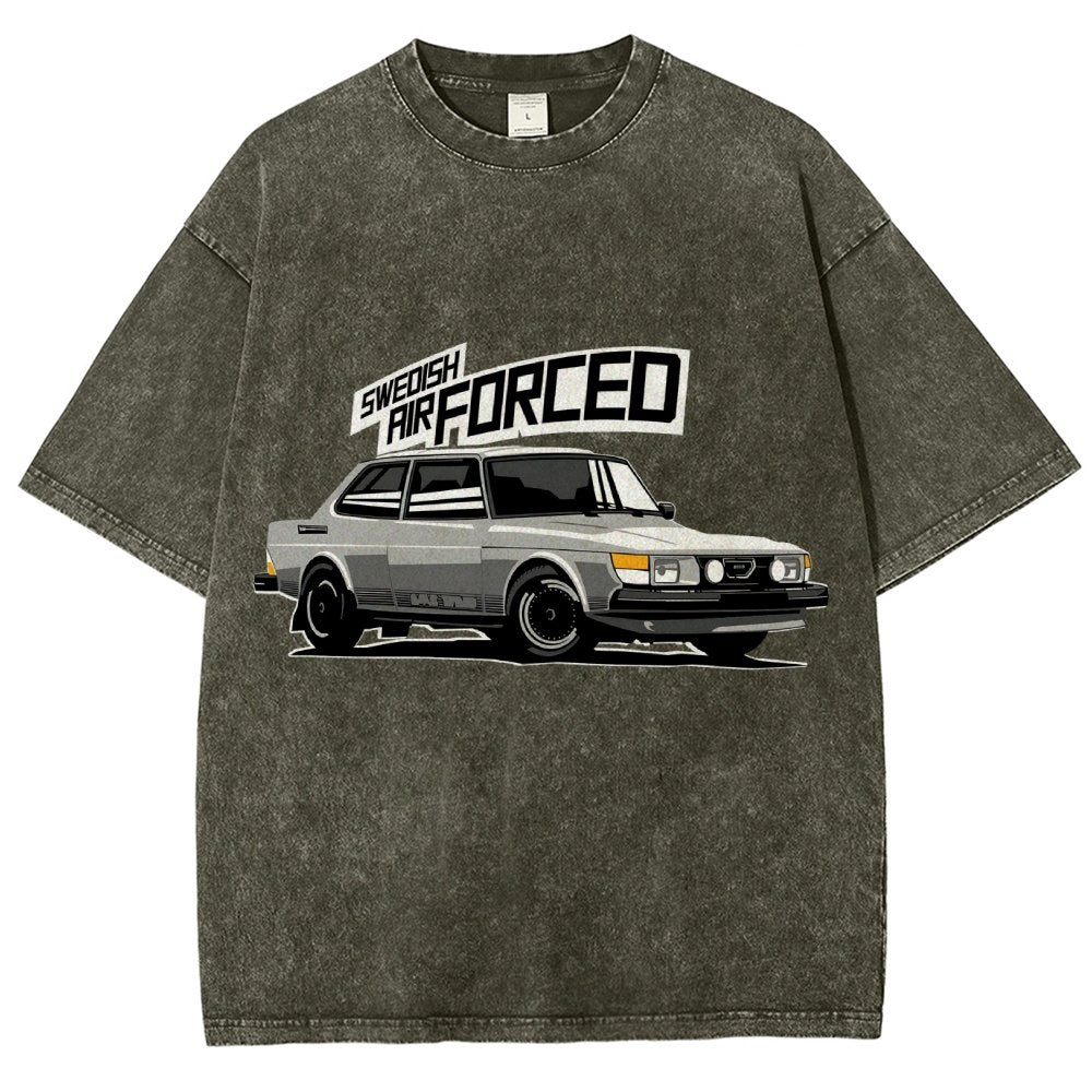 Sweoish Airforced Vintage Distressed T-shirt