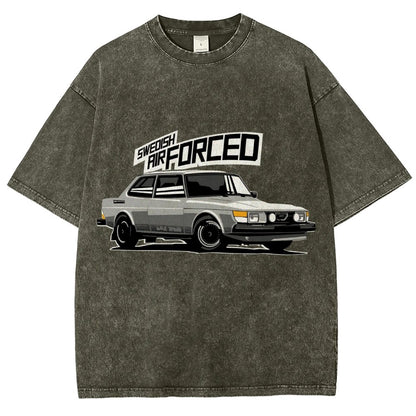 Sweoish Airforced Vintage Distressed T-shirt