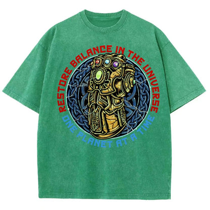 Restore Balance Vintage Distressed T-shirt