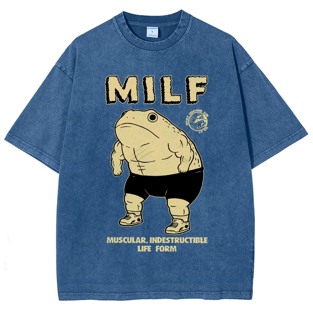 Deadly Form DILF Vintage Distressed T-shirt