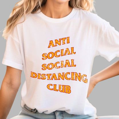 Social Distancing Club Geek T-Shirt
