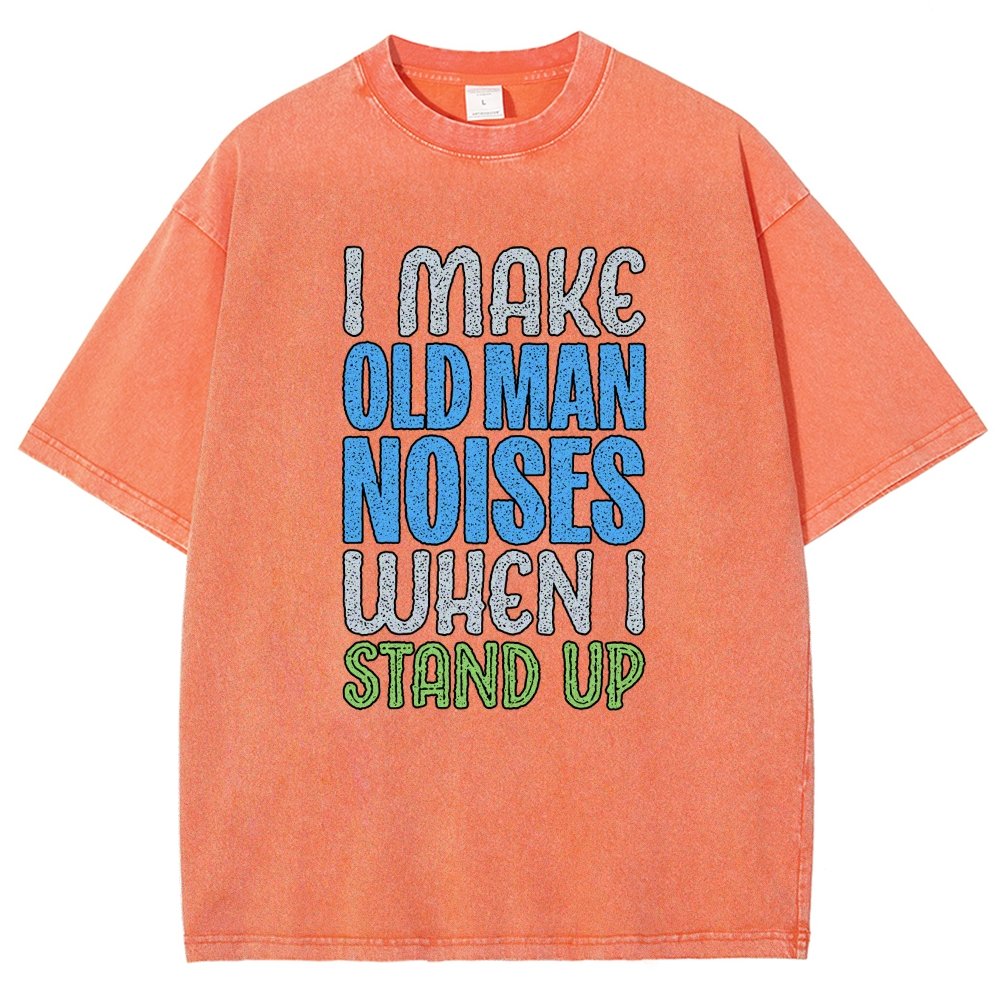 Old Man Noises Vintage Distressed T-shirt