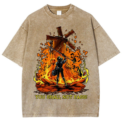 Defender of the Old Land REMIX Vintage Distressed T-shirt