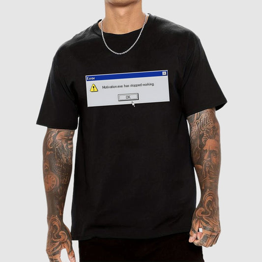 Motivation Error Geek T-Shirt