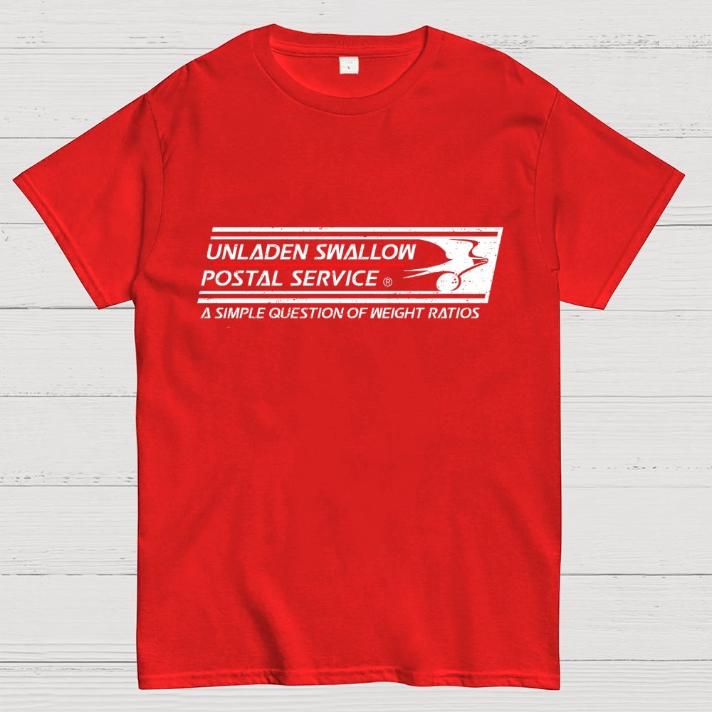 Unladen Swallow Postal Service Geek T-Shirt