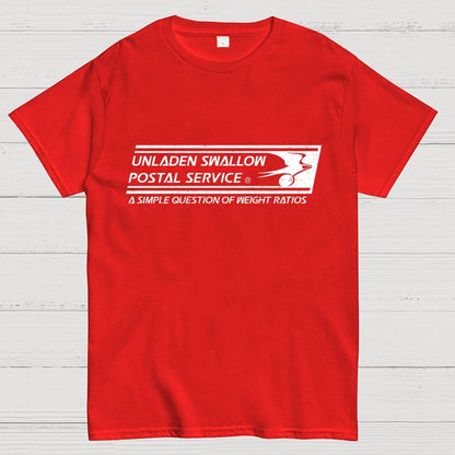 Unladen Swallow Postal Service Geek T-Shirt
