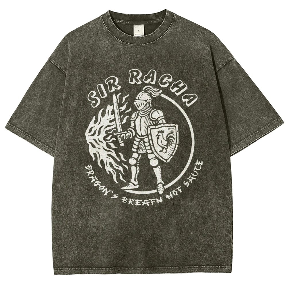 Sir Racha Dragon’s Breath Hot Sauce Vintage Distressed T-shirt