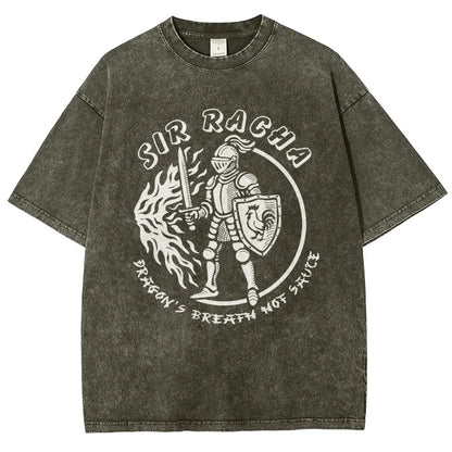 Sir Racha Dragon’s Breath Hot Sauce Vintage Distressed T-shirt