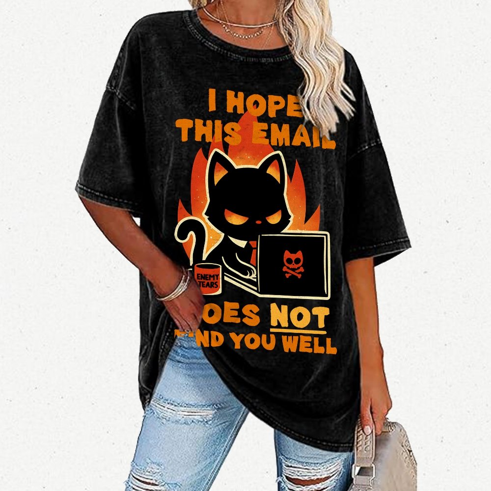 Fur-mal Wishes Vintage Distressed T-shirt
