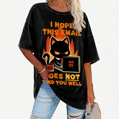 Fur-mal Wishes Vintage Distressed T-shirt