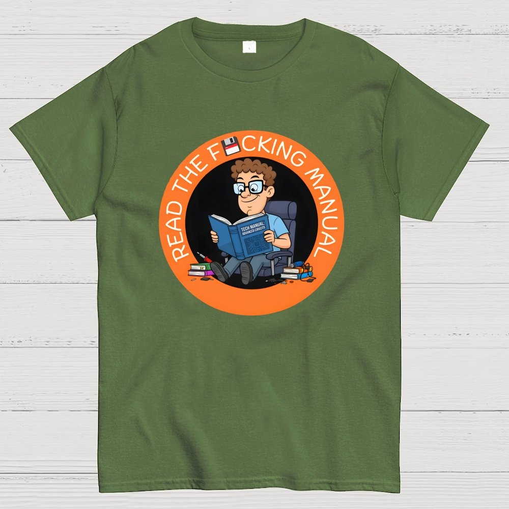 Have your read the F cking Manual novelty Geek T-Shirt
