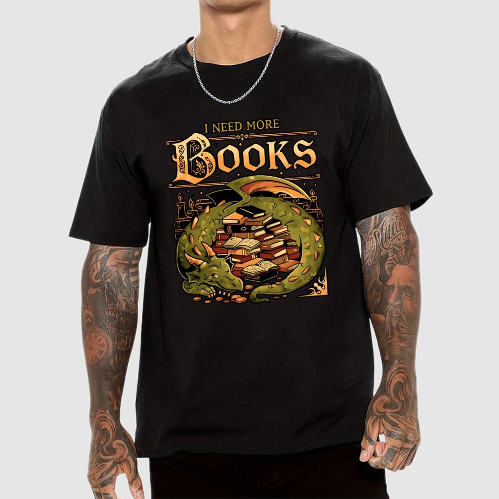 I Need More Books Geek T-Shirt