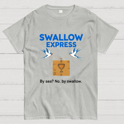 Swallow Express By Sea No, By Swallow Art Print Geek T-Shirt