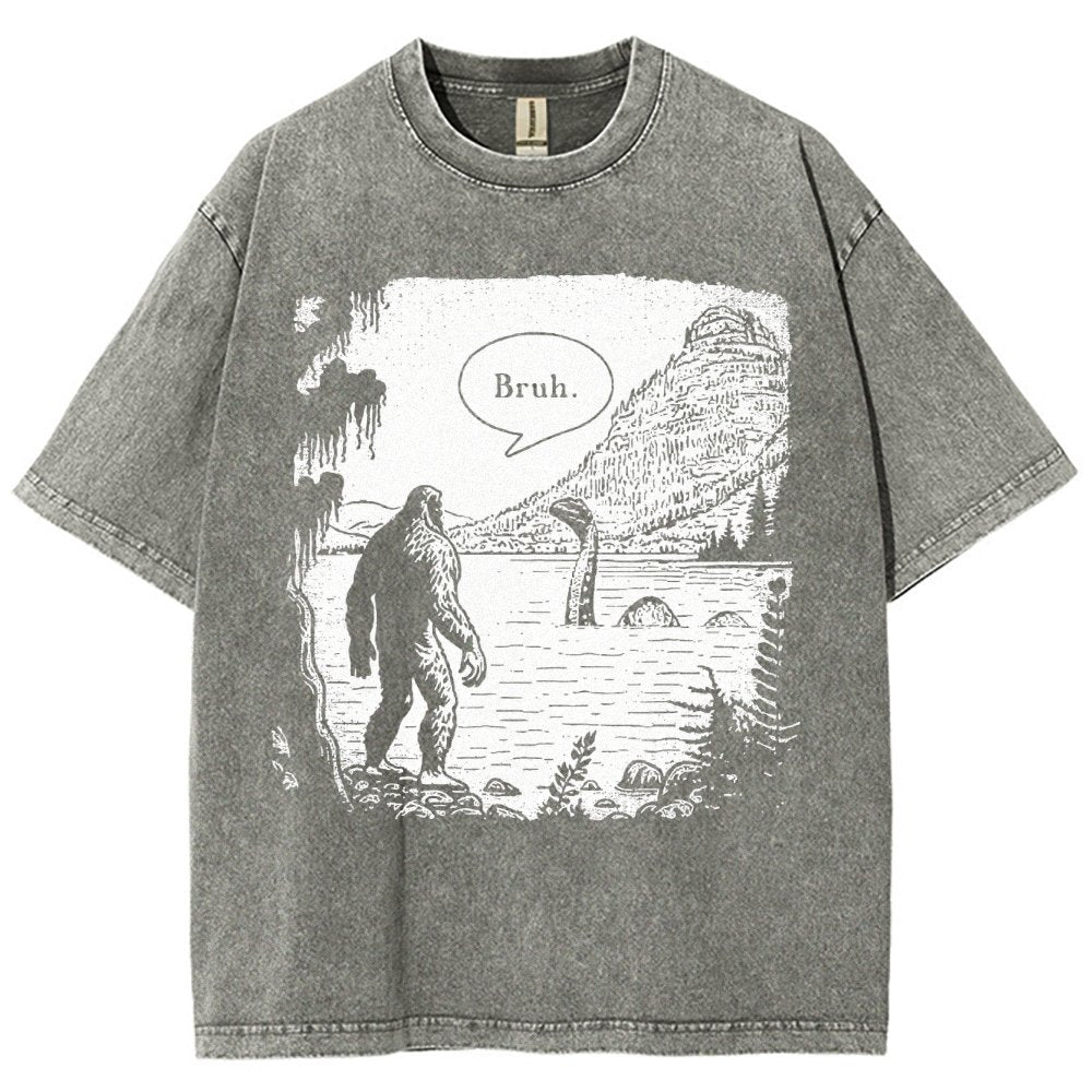 Bruh Vintage Distressed T-shirt